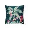 Housse De Coussin - Tropic - Paolina - 40 X 40 Cm - Polyester Velours - Motif Uni Verso