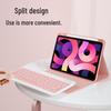 Кожаный чехол-клавиатура для iPad 8-го/9-го/10-го поколения и Pro 11 со съемной 7-цветной клавиатурой
