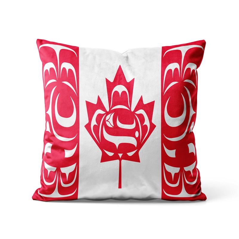 Gaslight Gatekeep Girlboss Canadian Native Indigenous Throw Pillow Covers Cushion Cases Pillowcases for Sofa cm x cm