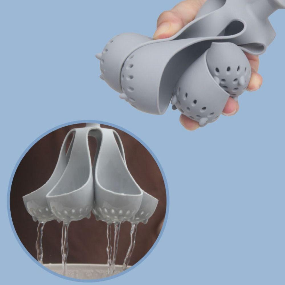 Лоток для варки яиц на пару, 6 ячеек, Силиконовый, Противоожоговый, Держатель для вареных яиц, Серый, Термостойкий, Стеллаж для хранения яиц, Для дома