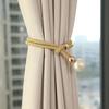 Curtain Ties, Pull-out Adjustable Curtain Buckle, Durable No Drill Curtain Holdbacks, for Balcony Living Room Bedroom