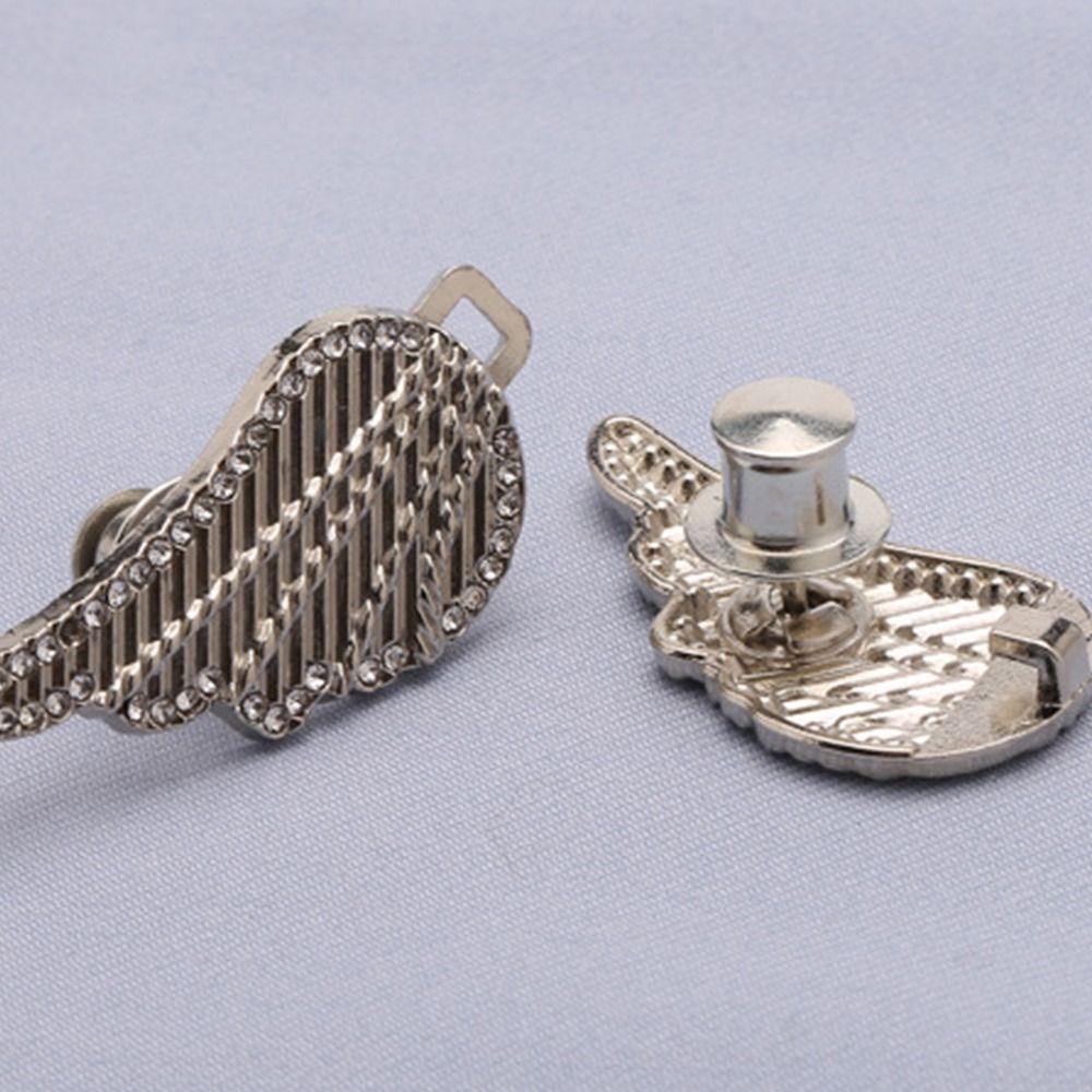 Invisible Butterfly Button Adjuster Rabbit Pants Tightener Fashion Waist Buckle Party