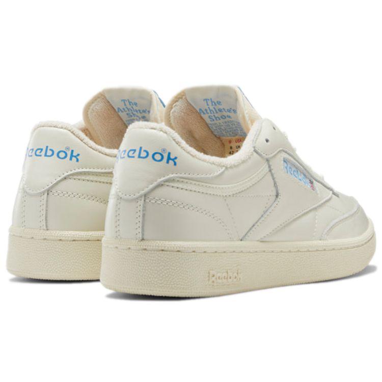 Reebok Club C 85 Vintage Chalk Essential Blue Unisex Sneakers Cream Alabaster GX3680