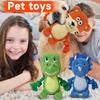 Pet Plush Squeaky Toy With Cotton Rope For Teeth Grinding, Dog Toy, Pet Supplies.