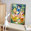DIY Diamond Painting Princess and Dwarf Cross Stitch Kit Mosaic Art Diamond Painting Full Circle Diamond Home Decoration