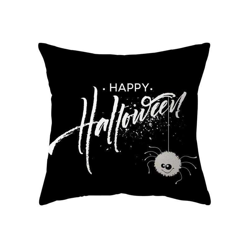 Хэллоуин тема тыква паутина принт узор наволочка дома гостиная диван украшения квадратная подушка наволочка
