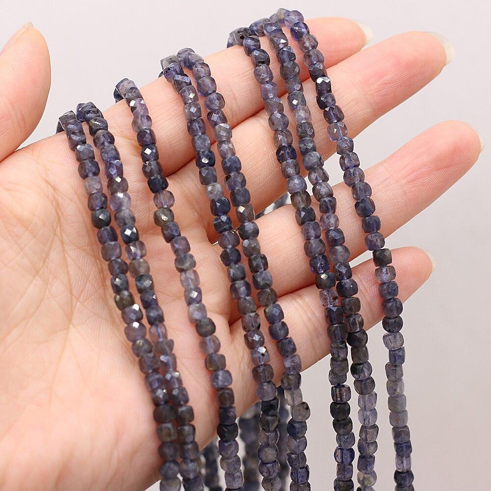 Бусины из натурального камня, граненые квадратные изолированные бусины, розовый кварц/малахит для DIY, ожерелье, браслет, серьги, ювелирные аксессуары