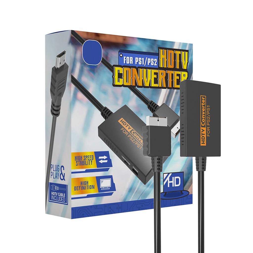 HDMI-Compatible Converter 720P 1080P Adapter for PS1/2 Retro Video Game Console Cable HDTV Connector Display Adapter