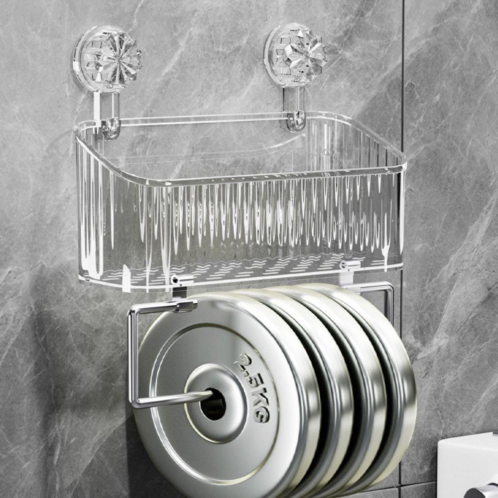 Дренажная присоска, корзина для хранения в ванной комнате, легкая чистка, полка для хранения, душевая стойка