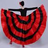 Big Swing Belly Dance Costumes Satin Paso Doble Dance Dress Spanish Flamenco Skirt  for Women