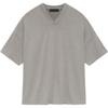Essentials V Neck Heather Grey Men Tops 125SU244211F