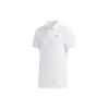Adidas Originals HEAT.RDY Polo Shirts Men's White Polo Collar Moderate Straight Fit FK1417