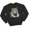 White Tiger Big Cats Animals Men Sweatshirt Women Jumper Graphic Unisex Pullover
