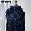 Cozy British Plaid Scarf with Tassels - Soft, Thick & Warm | Fashion Accessory for Fall/Winter