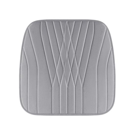 12/24 В Автомобильная подушка с подогревом 17,72"x17,72" Подушка-протектор сиденья из пены с памятью с противоскользящим дном