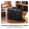 Деревянный миниатюрный портфель Реалистичный компактный чемодан для кукольного домика с ручкой для