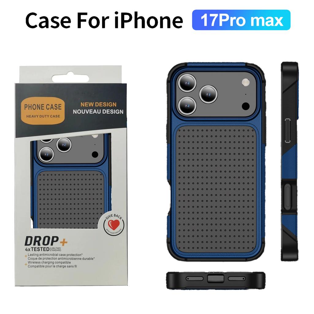 Военный Противоударный Защитный Чехол для Телефона Для IPhone Air 17 16 15 14 Plus 13 12 11 Pro Max Вентиляционное Отверстие OTT Armor Box Задняя Крышка