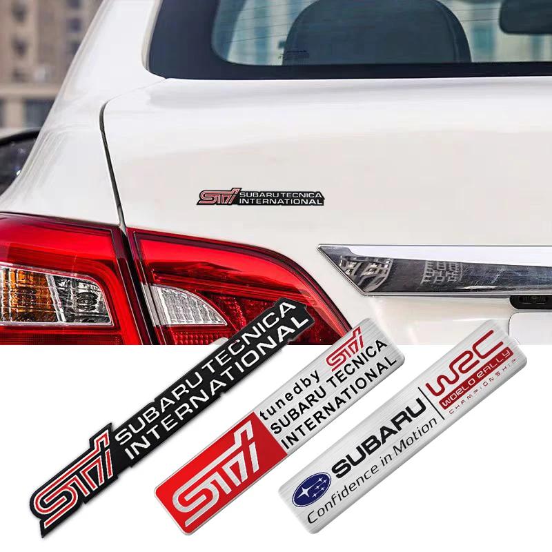 Metal Alloy Car Logo Decal Badge Auto Accessories Sticker Emblem For Subaru Outback Impreza Forester Levorg XV STI Ascent Legacy