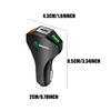 BATB7 USB Car Charger Type C Fast Charging Phone Adapter Socket Cigarette Lighter for Skoda S Rapid Scala Fabia VRS Karoq Octavia VII
