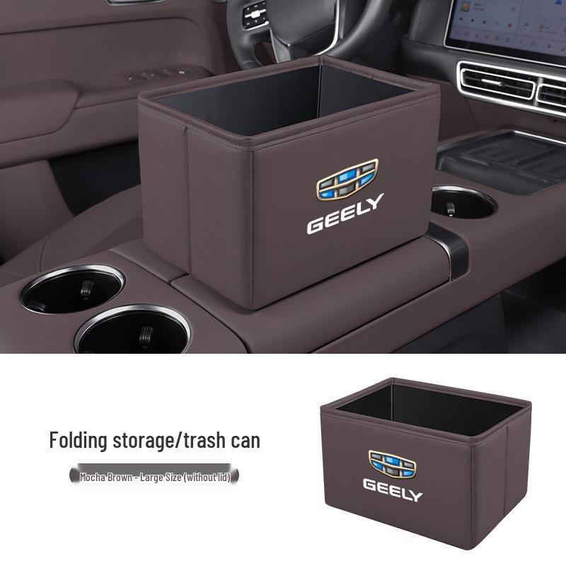 Geely Car Storage Box & Folding Trash Can for Xingyue L, Xingyuan Xingrui, and Dihao Boyue Pro