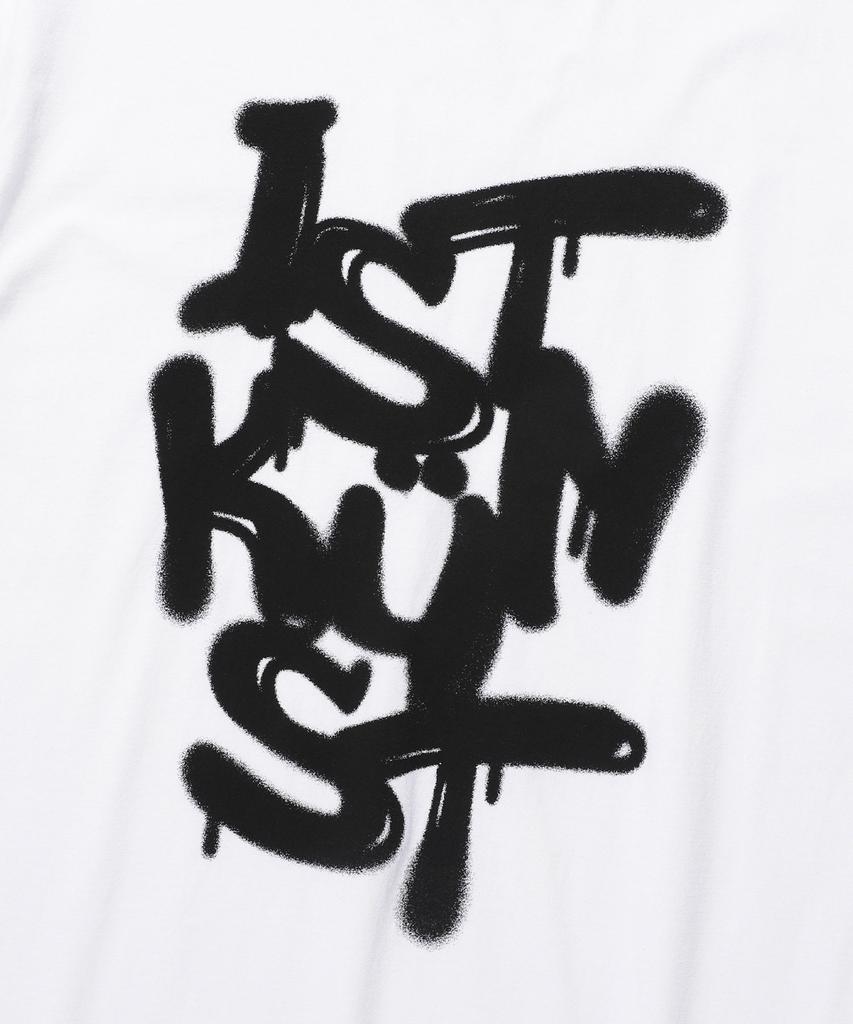 ISTKUNST Graffiti Logo Tee_White(Ik2Dmmt511A)