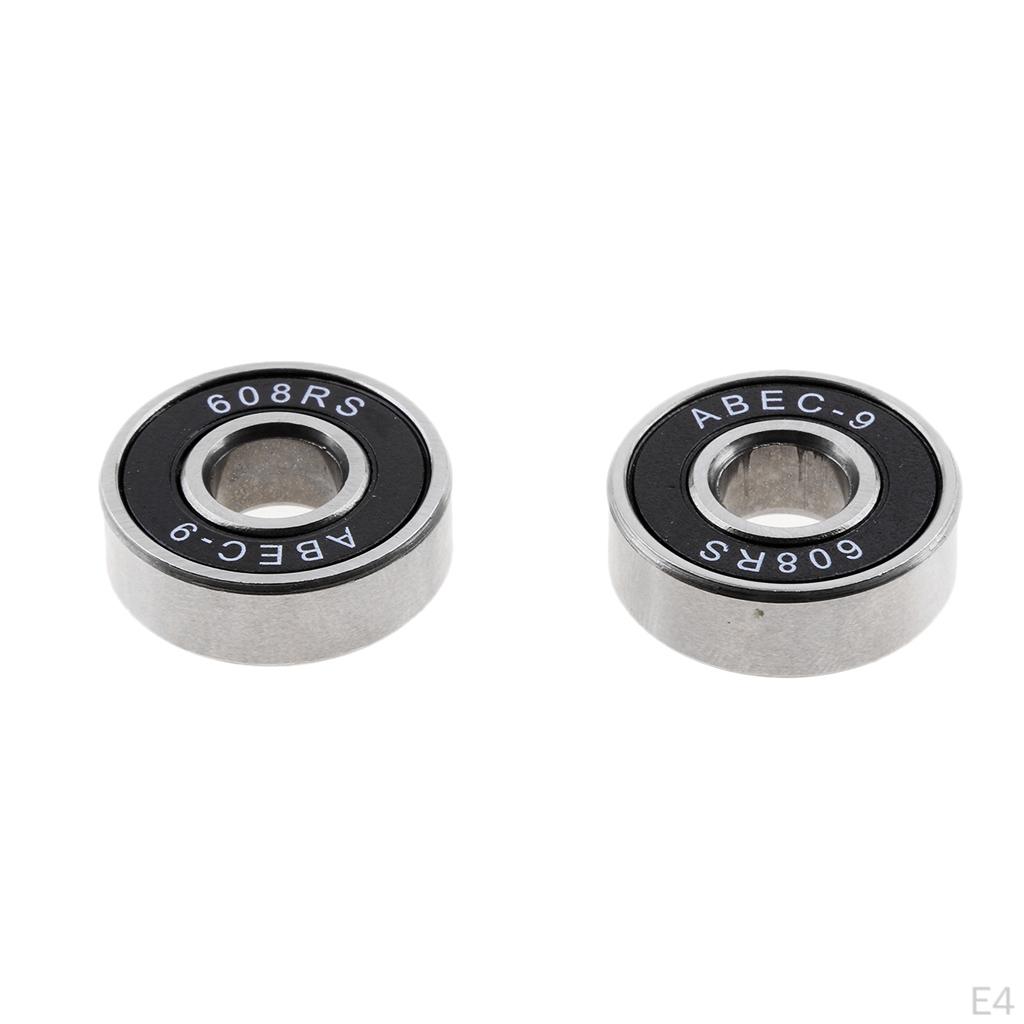 ABEC9 608RS Подшипники для колес роликовых коньков Скейтборд Лонгборд Упаковка 10 шт.