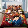 Аниме Пододеяльник Наволочка Комплект Постельного Белья Взрослый Мальчик Д-Детектив К-Конан Девочка Украшение Спальни Детский Подарок Односпальный Двуспальный Большой Размер