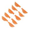 5 пар подушечек для завивки ресниц, многоразовые, мягкие, оранжевые, силиконовые палочки для завивки ресниц для макияжа