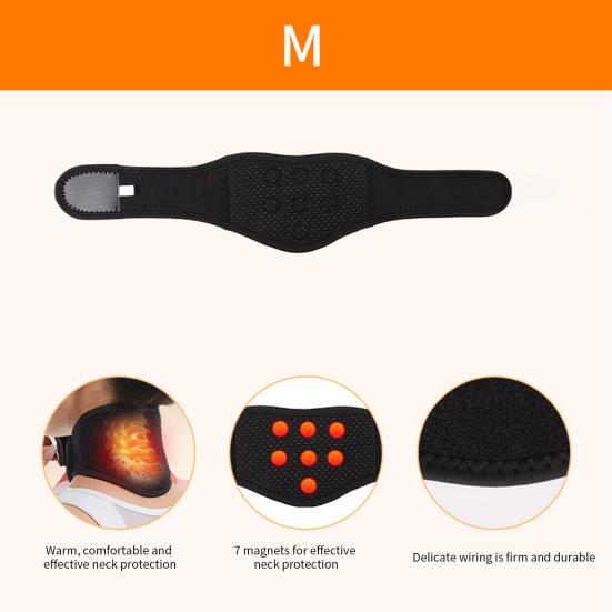 Самонагревающийся шейный протектор, магнитотерапевтический шейный бандаж, регулируемый болеутоляющий поддерживающий грелка для шеи, артрита, мигрени, головных болей, плеч и спины