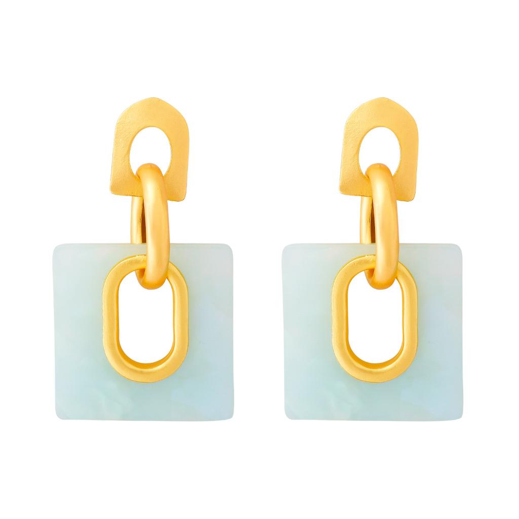 Модные геометрические серьги