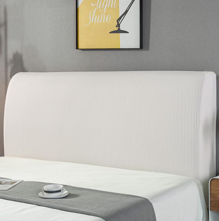 Thicken Elastic All-inclusive Bed Head Covers, Polar Fleece, Monochromatic, Headboard Cover for Home, Back Chair, Dust Prevent