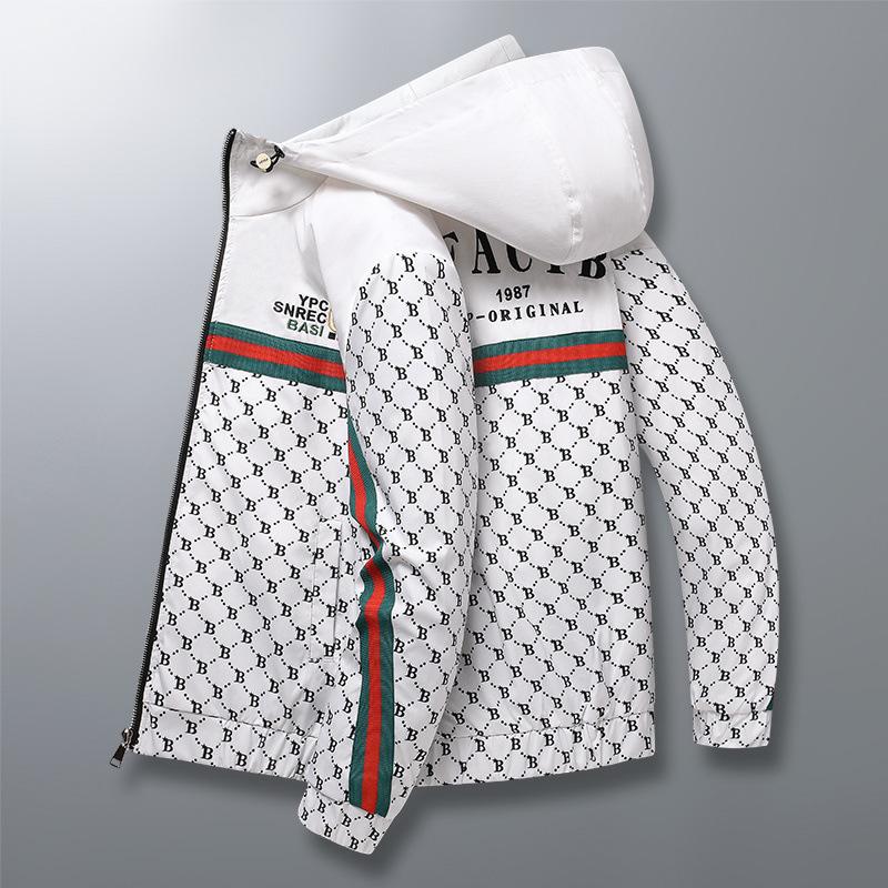 Куртка Новая весенне-осенняя тенденция Повседневная молодежная куртка с капюшоном