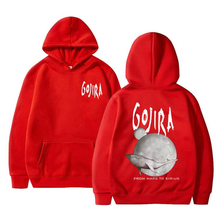 Франция Метал-группа Gojira From Mars To Sirius Flying Whales Музыкальный Альбом Графическая Толстовка Мужская Мода Винтажный Пуловер Спортивный Костюм