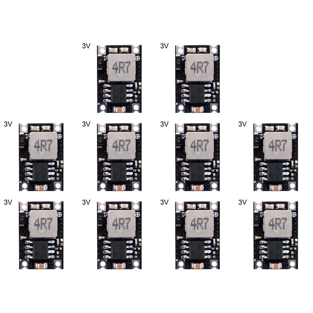 DC-DC Buck Converter Step Power Supply Module 1-10PCS 5V-30V To 3.3V 5V 9V 12V 3A Voltage Regulator for Car Motorcycle Battery