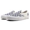 Vans Темно-синие кроссовки унисекс без шнуровки OG Classic Slip-On LX в шахматном порядке, белые VN0A32QNP4I