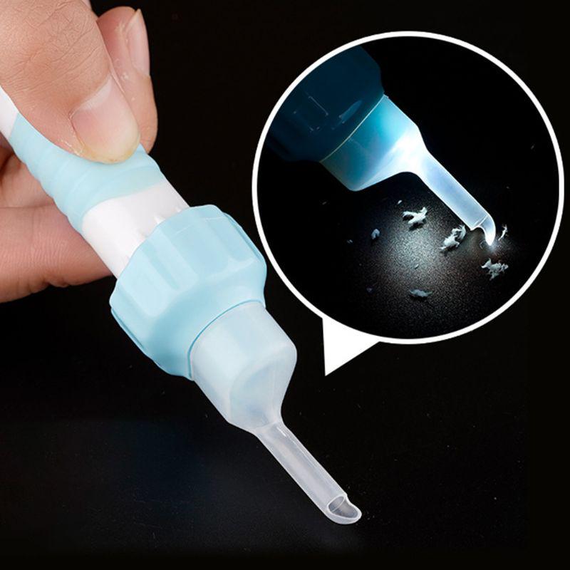 Safety Electric Cordless Vacuum Earwax Remover Painless Ear Wax Removal Cleaner