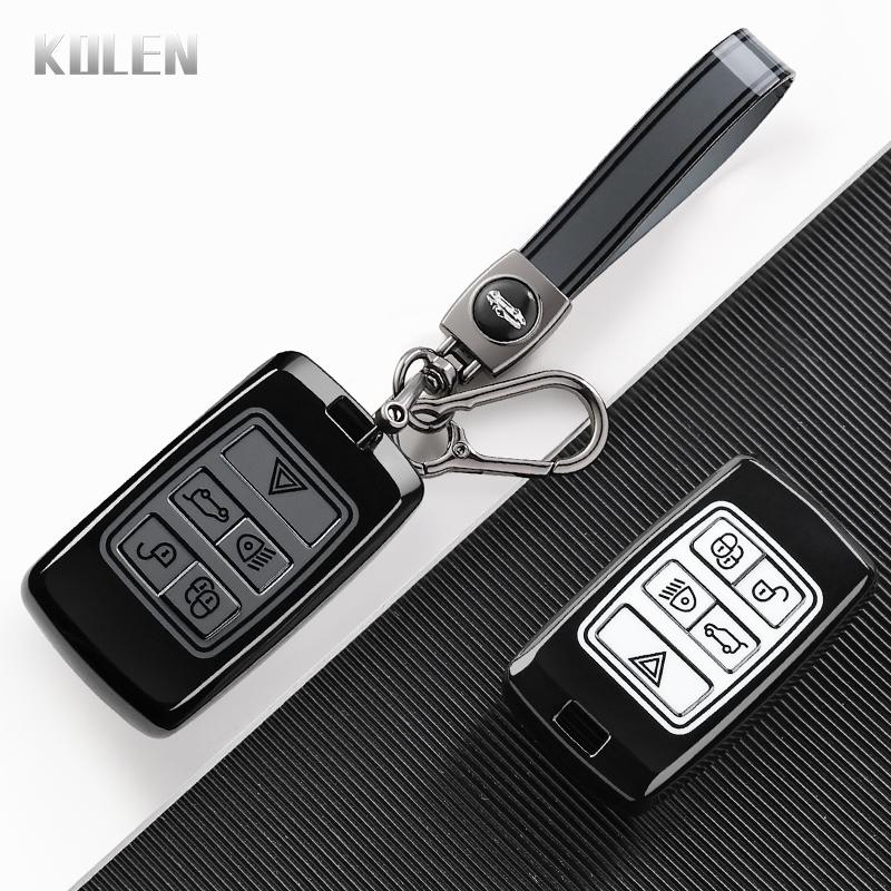 Premium TPU Car Key Case Cover Fob for Land Rover Range Rover Sport Velar Evoque Freelander Discovery Jaguar XF XJ XJL XE E-PACE