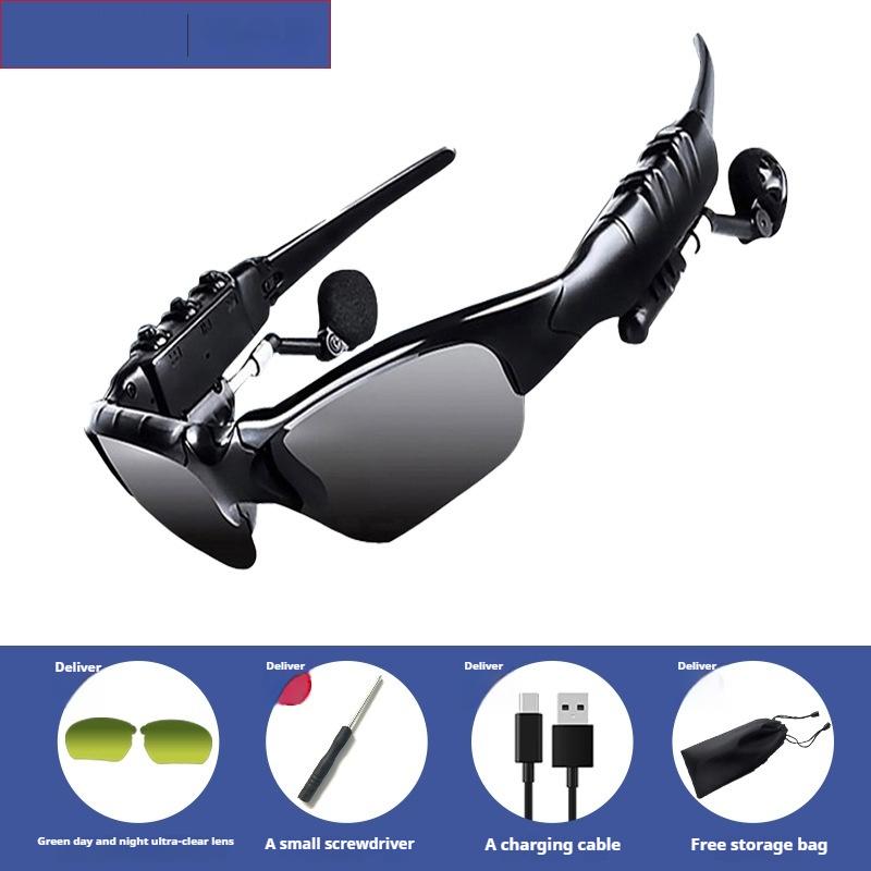 Bluetooth Sunglasses Hands-free Driving Glasses with Headphones Outdoor Sport Glasses Wireless Headset
