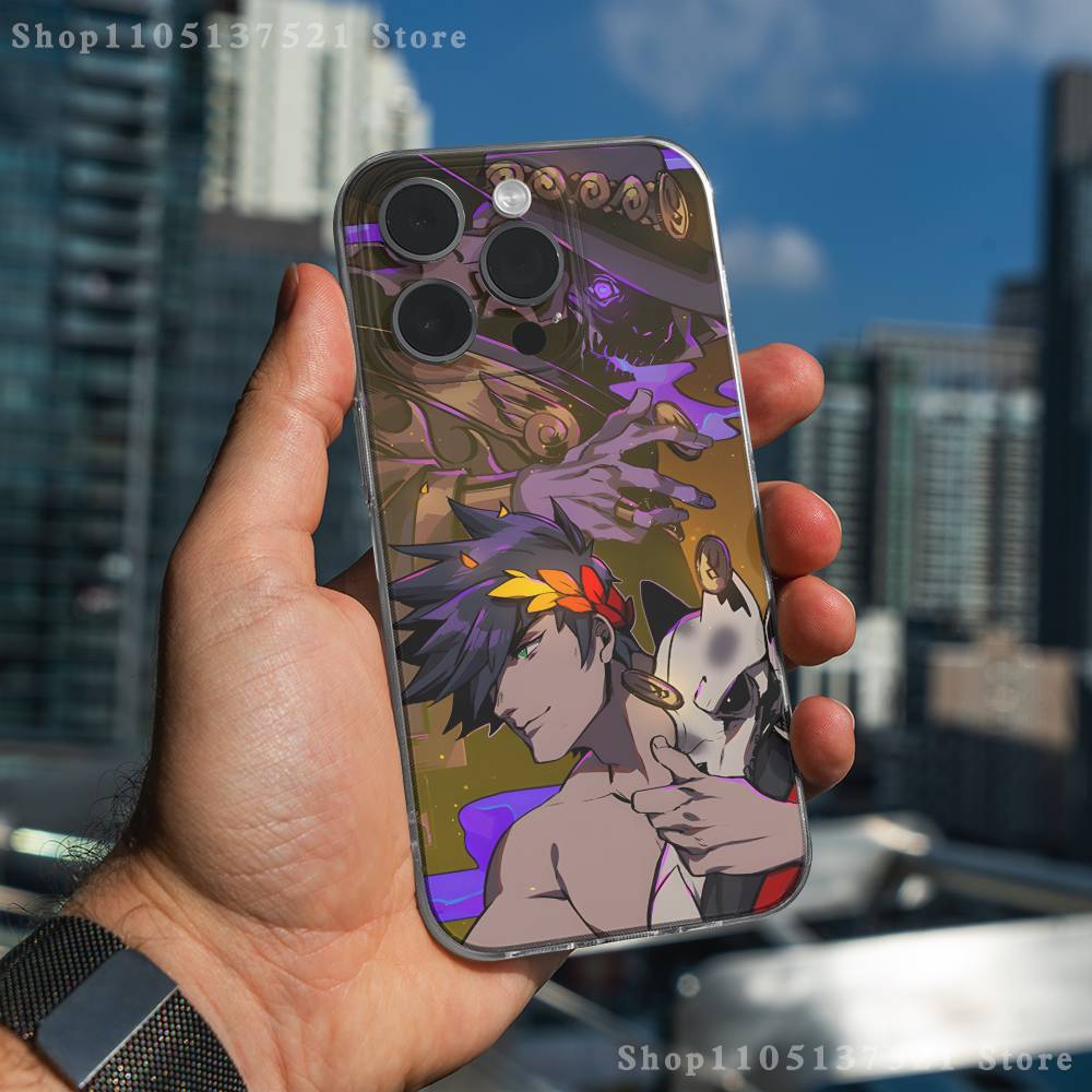 H-Hades ii Game Phone Case For iPhone 16,15,17,12,13,14,11 Max,Pro,Plus,X,XS,XR,SE4,E Mini Transparent Cover