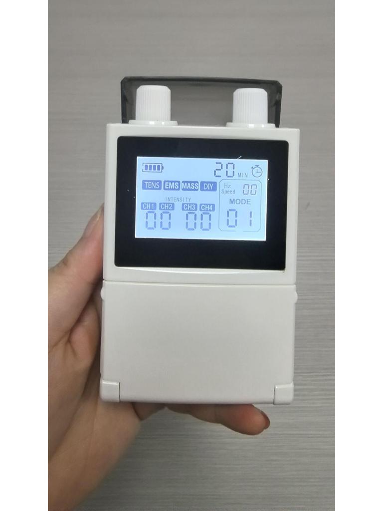 Трансграничный аппарат ТЭНС и ЭМС для меридианной терапии: 60 Режимов, 4-канальный импульсный массажер для плеч, шеи и шейного отдела позвоночника.