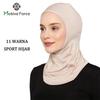 Islamic Modal SPORT Silk Hijab Abaya Hijabs For Woman Abayas Women Jersey Turbans Satin Head Scarf Muslim Instant Head Wrap