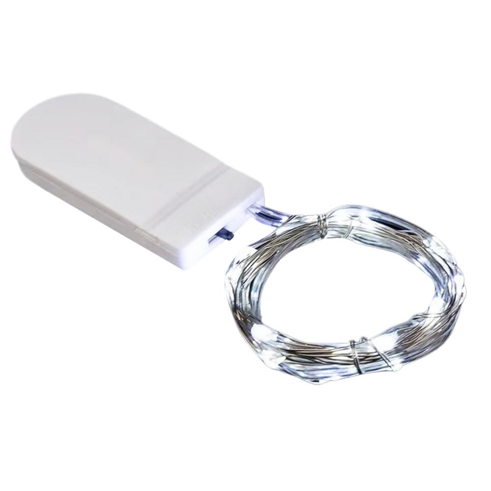 LED Fairy Light 1M Copper Wire String Lights with Battery Outdoor Garland Wedding Light Home Christmas Decoration