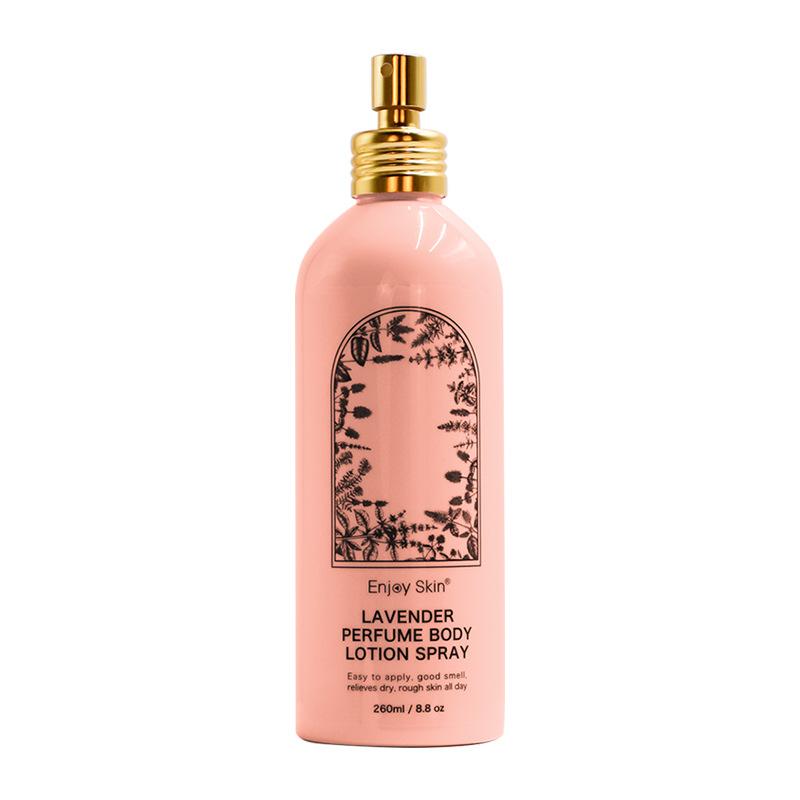 Lavender body lotion spray, long-lasting fragrance, skin-softening fragrance body lotion