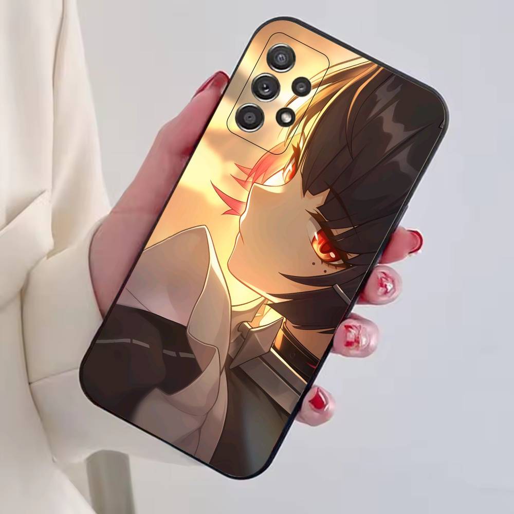 Zenless Zone Zero E-Ellen Joe Phone Case Black Silicone Soft For Samsung S25,S24,S21,S22,S23,S30,Ultra,S20,Plus,Fe,Lite