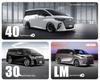 Кожаный чехол на подставку для ног сиденья Toyota Alphard & Vellfire Серии 30/40 - Модифицированные аксессуары