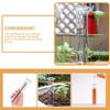 7" Plastic Rain Gauge Replacement Tube Cold Resistance For Outdoor Garden Yard Home Garden Tool C2L5