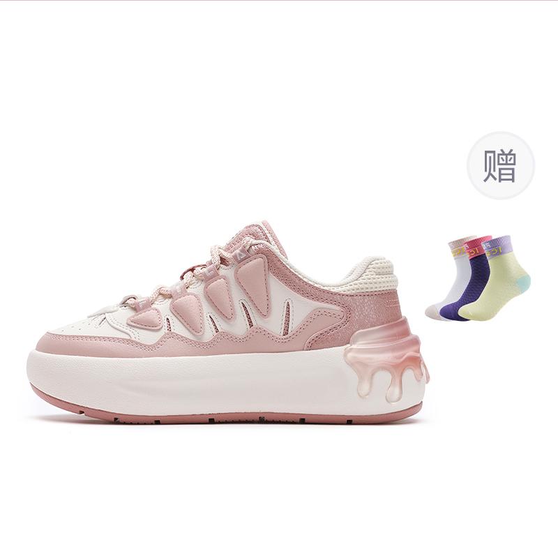 Fila CARROT 2 Обувь Carrot 2.0 Текстиль, Синтетическая кожа Низкие кеды для скейтбординга Женские Белый Розовый F12W531213FGR