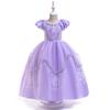 Girls Sofia Princess Dress Cartoon Costume Cosplay Party Fancy Dress Ideal Gif