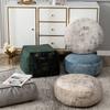 Nordic Style Meditation Cushion Cover Velvet Fabric Tatami Unstuffed Futon Bay Window Homestay Ottoman Lazy Pouf Without Filling