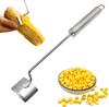 Легко чистящаяся кукурузолущилка, новая кукурузолущилка 2025 года для початков кукурузы, инструмент для очистки кукурузы из нержавеющей стали с длинной ручкой для домашней кухни (1 шт)